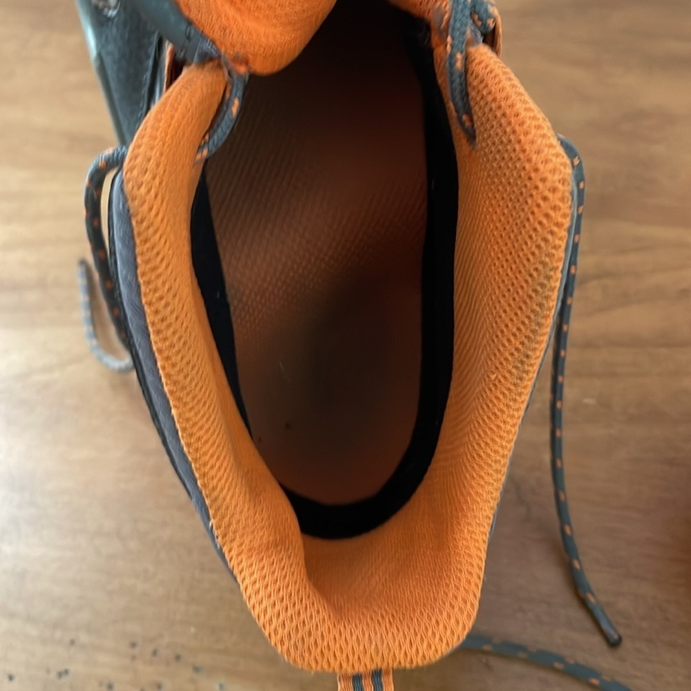 Merrell Chameleon Hiker Hiking Shoes Grey Orange Size 5 - Picture 13 of 14